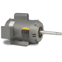 Baldor-Reliance Close Coupled Motor, 3HP, 3450 rpm, 1-Ph, 182JP, 3628L, Open, F2, PC1 Series