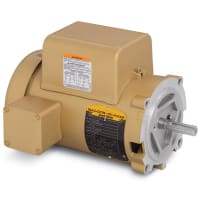 Baldor-Reliance AC Motor, C-Faced 1/6, 0.25HP, 1725 rpm, 1-Ph, 56C, 3411LC, Open, F, GO1 Series