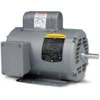 Baldor-Reliance AC Motor, 2HP, 1725 rpm, 1-Ph, 182T, 3628L, Open, Foot F2, GO1 Series