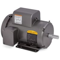 Baldor-Reliance AC Motor, C-Face, 2HP, 3450 rpm, 1-Ph, 145T, 3535L, TEFC, F2, GE1 Series