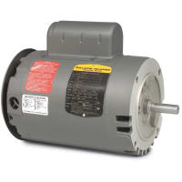 Baldor-Reliance AC Motor, 0.33HP, 3450 rpm, 1-Ph, 56C, 3416L, Open, F2, GO1 Series