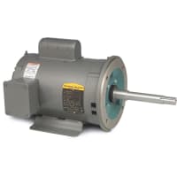 Baldor-Reliance Close Coupled Motor, 3HP, 3450 rpm, 1-Ph, 182TCZ, 3628L, Open, PC1 Series