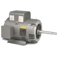 Baldor-Reliance Close Coupled Motor, 10HP, 3450 rpm, 1-Ph, 215TCZ, 3740L, Open, PC1 Series