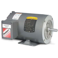 Baldor-Reliance AC Motor, Enclosed, 3-Ph, C-Face, .25HP, 1750 rpm, 3512M, TENV, F1, GE3 Series