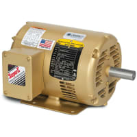 Baldor-Reliance AC Motor, 3-Ph Enclosed, 1HP, 3450 rpm, 56, 3420M, ODP, F1, N, GO3 Series