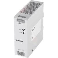 Balluff AC to DC power supply, 100-240VAC, 24VDC, Din rail mount, IP20