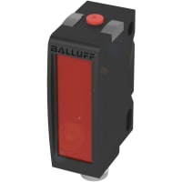 Balluff Sensor, Photoelectric, Laser, 4-120mm Range, 24VDC, PNP, M8, BOS 6K-PU-LH10-S75