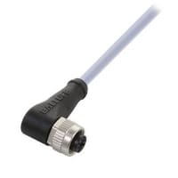 Balluff Connector/cable, Female M12, PVC shielded, 10.00 m