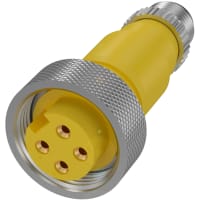 Balluff Connector/cable, Female 7/8 in., Male M12