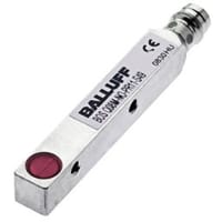 Balluff Sensor, Photoelectric, Retroreflective, NPN, NC, LED Red light, 0-550mm, 10-30 VDC