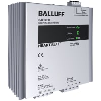 Balluff Power supply, Single-phase, 110-240 VAC, 24 VDC, 10A, DIN-rail, IP20, Diagnostic