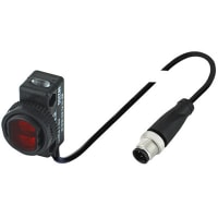 Balluff Sensor, Photoelectric Retroreflective, Red light, 90 optics, 3.5m, PNP, LO/DO