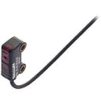 Balluff Sensor, Photoelectric, Through-Beam, Receiver, Mini, Red, 3m, NPN, DO, Cable