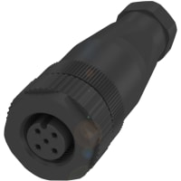 Balluff Connector, M12 Female Straight, 5 Pins, Screw Attachable, BKS-S 79-00