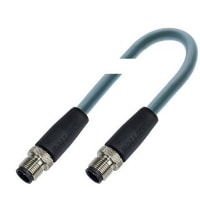 Balluff Connector/cable, Male M12, Male M12, TPE shielded, 0.60 m