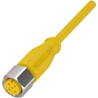 Balluff Connector/cable, Female M12, TPE, 5.00 m, Drag chain compatible