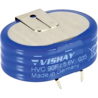 BC Components / Vishay Cap, 90F 5, 6V 35x25x15mm 85C 1000hHybrid Energy Storage