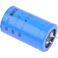 BC Components / Vishay 330uF 450 V Aluminum Electrolytic Capacitor, 157 Series 5000h 30 (Dia.) x 52mm