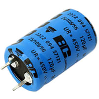 BC Components / Vishay 470uF 450 V Aluminum Electrolytic Capacitor, 094 Series 2000h 35 (Dia.) x 47mm