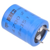 BC Components / Vishay 4700uF 35 V Aluminium Electrolytic Capacitor, 090 Series 5000h 22 (Dia.) x 32mm