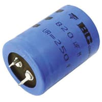 BC Components / Vishay 220uF 500VALUM Electrolytic Cap, 157 Series 1000(Shelf)h, 3000(Endurance)h 30x40mm