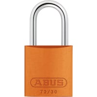 ABUS USA Padlock, Annodized Al, 1-3/16in W, Shackle 3/16in D 1-1/16in H 2/3in W, KD, Green