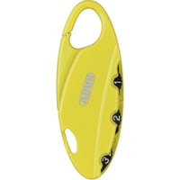 ABUS USA Padlock, Combo, 3 Dial, 2-33/64in H, 15/16in W, Shackle 7/64in Dia, Yellow