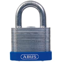 ABUS USA Padlock;Steel;Vinyl Bumper;2n W;Shackle 1in H 11/32in Dia;KA