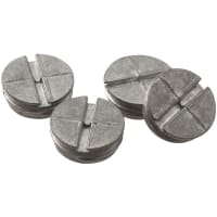 BELL Waterproof Closure Plug 1/2" Npt Gray (4/Bag)