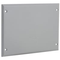 BELL 3-Gang Vertical/Horiz Waterproof Cover Box Mount Blank Gray