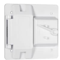 BELL 2-Gang Non-metallic Waterproof Cover Toggle/8-in-1 ConfigurationWhite