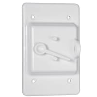 BELL 1-Gang Vertical Non-metallic Waterproof Cover ToggleWhite