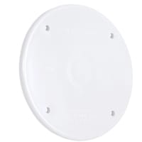 BELL Round Waterproof Cover Blank Non Metallic -White