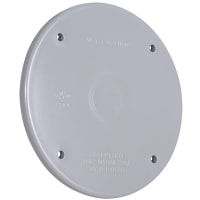 BELL Round Waterproof Cover Blank Non Metallic - Gray