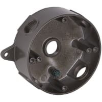 BELL Round Waterproof Box (5) 1/2" Outlet - Bronze