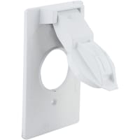 BELL 1-Gang Vertical Waterproof Cover 1.406 Dia -White