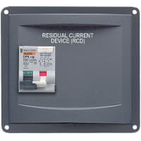 BEP Panel Mounted Rcd, 2 X 16A