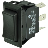 BEP Switch-Rckr 3Pos 3Blade Spdt