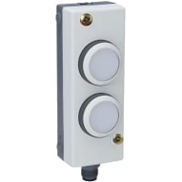 Bihl+Wiedemann AS-i Light Button Module, lighted (white/blue), screw mounting