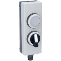 Bihl+Wiedemann ASi Light Button Module, lighted (white/blue), screw mounting