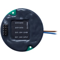 Bihl+Wiedemann AS-i PCB Module for flush mounting, diameter 50 mm, 4I/4O, box header connector