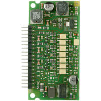 Bihl+Wiedemann AS-i PCB Module, 73 mm x 37, 5 mm, 4I/3O, wiring pins, angled