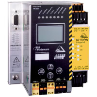 Bihl+Wiedemann AS-i 3.0 PROFIBUS Gateway with integrated Safety Monitor, 2 AS-i masters