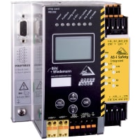 Bihl+Wiedemann AS-i 3.0 PROFIBUS Gateway with integrated Safety Monitor, 1 AS-i master