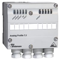 Bihl+Wiedemann AS-i Analog Input Module, IP65, PG, 4AI (Pt100)