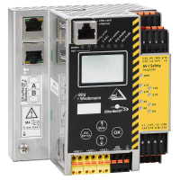 Bihl+Wiedemann AS-i 3.0 EtherNet/IP + ModbusTCP Gateway with integrated Safety Monitor, 2 AS-i