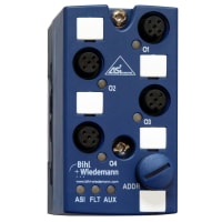 Bihl+Wiedemann AS-i Digital Output Module, IP67, M12, 4O