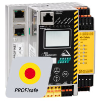 Bihl+Wiedemann AS-i 3.0 PROFIsafe via PROFINET Gateway with integrated Safety Monitor, 1 AS-i