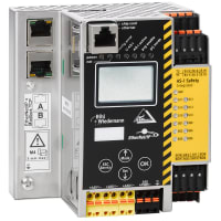 Bihl+Wiedemann AS-i 3.0 EtherNet/IP + ModbusTCP Gateway with integrated Safety Monitor, 1 AS-i