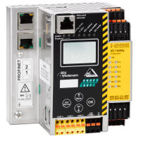 Bihl+Wiedemann AS-i 3.0 PROFINET Gateway with integrated Safety Monitor, 2 AS-i masters